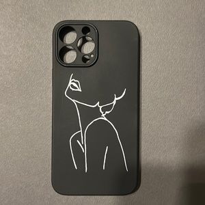 Brand new feminine rubberized phone case for an iPhone 13 Pro Max